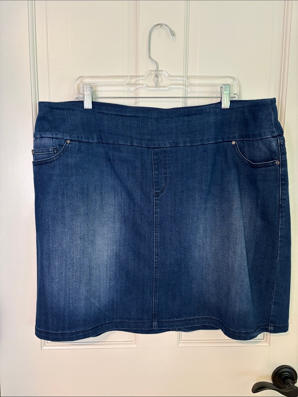 S.C. & Co. Size XXL Classic Dark Blue Denim Skort